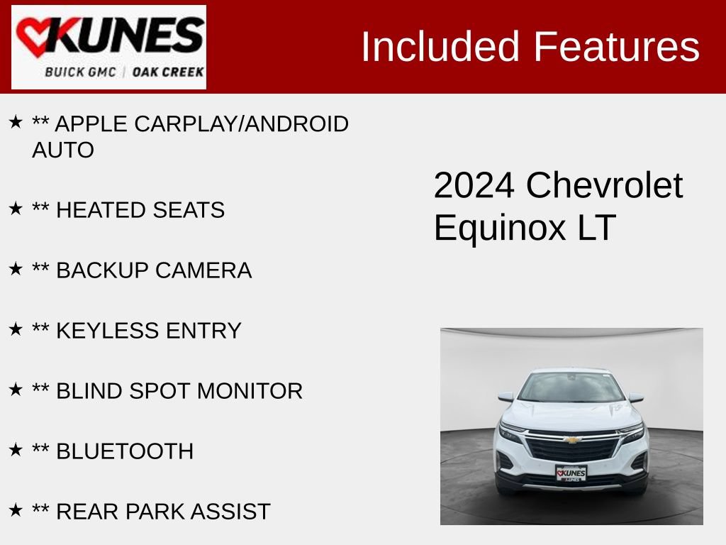 Used 2024 Chevrolet Equinox LT AWD/4WD image 2