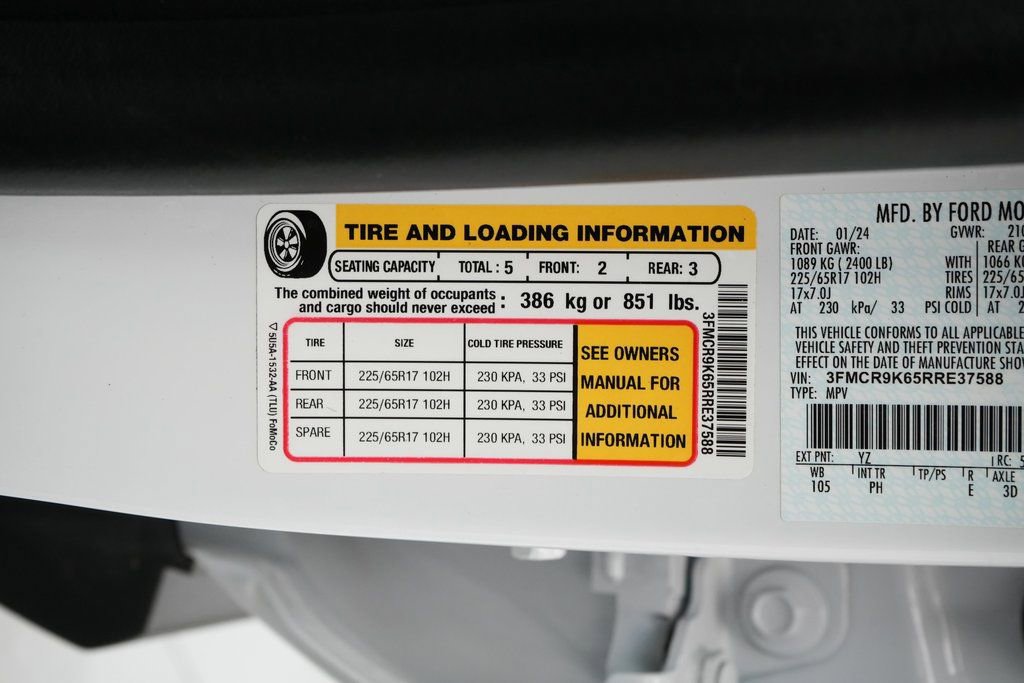 Certified 2024 Ford Bronco Sport Free Wheeling w/ Convenience Package image 36