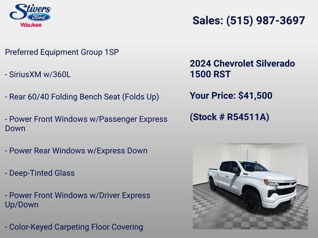 Used 2024 Chevrolet Silverado 1500 RST AWD/4WD image 8