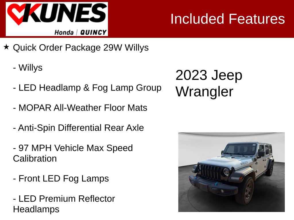Used 2023 Jeep Wrangler Unlimited AWD/4WD image 2