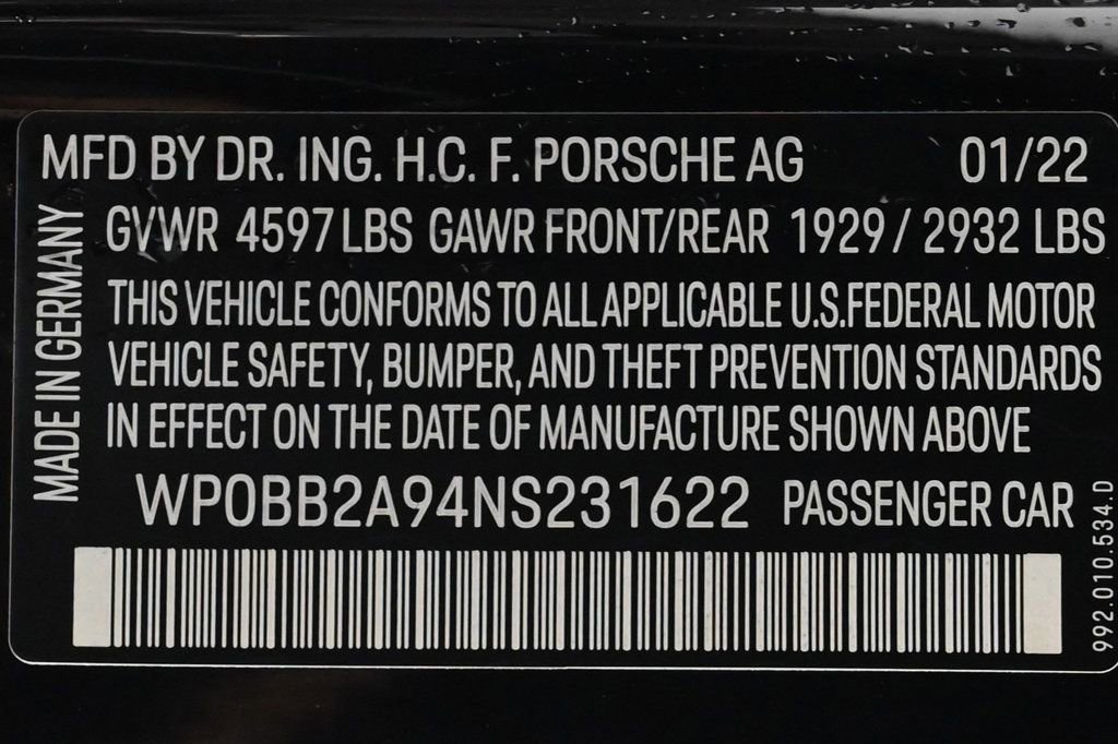 Certified 2022 Porsche 911 Targa 4S image 34