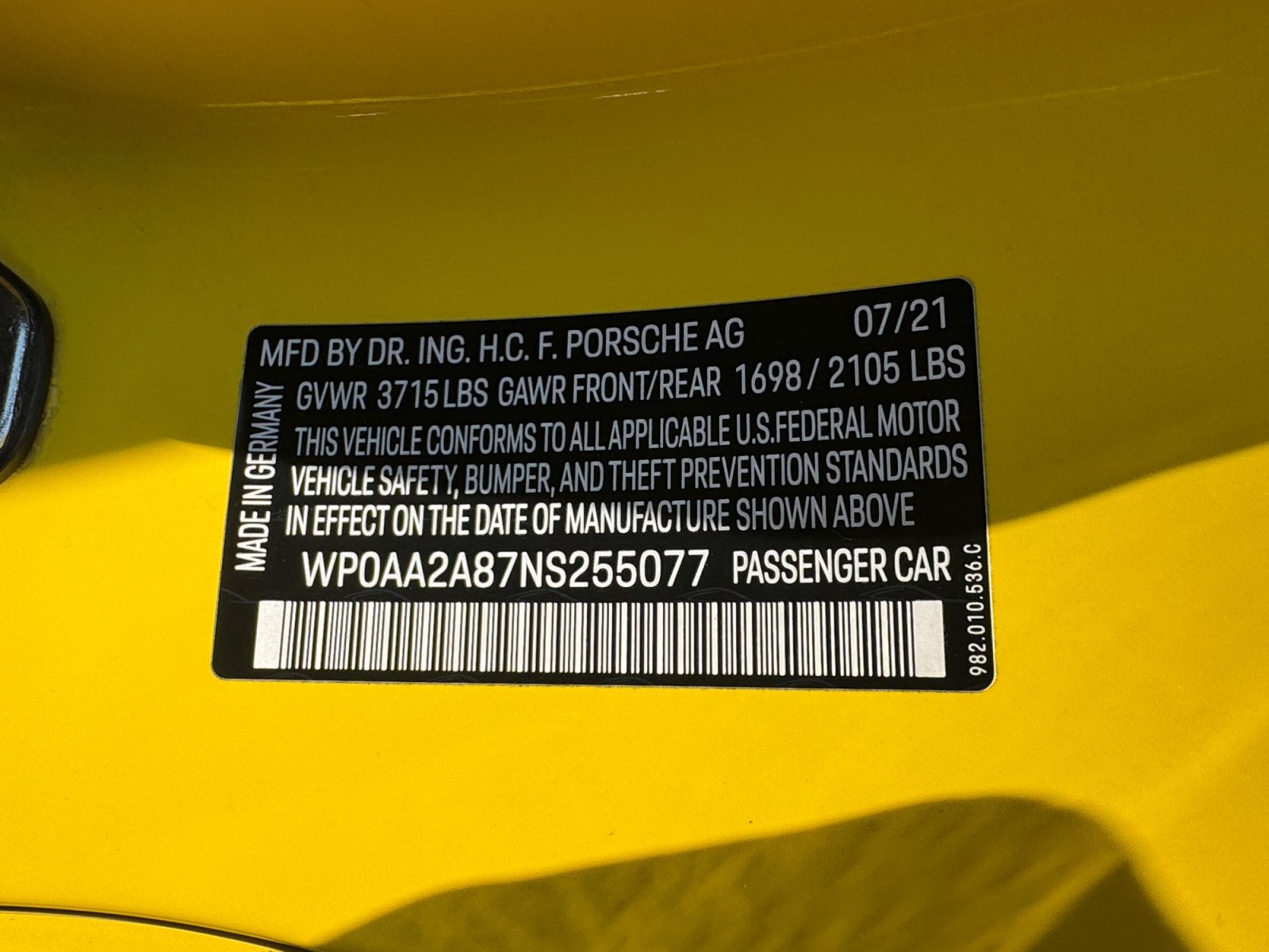 Used 2022 Porsche 718 Cayman RWD image 32