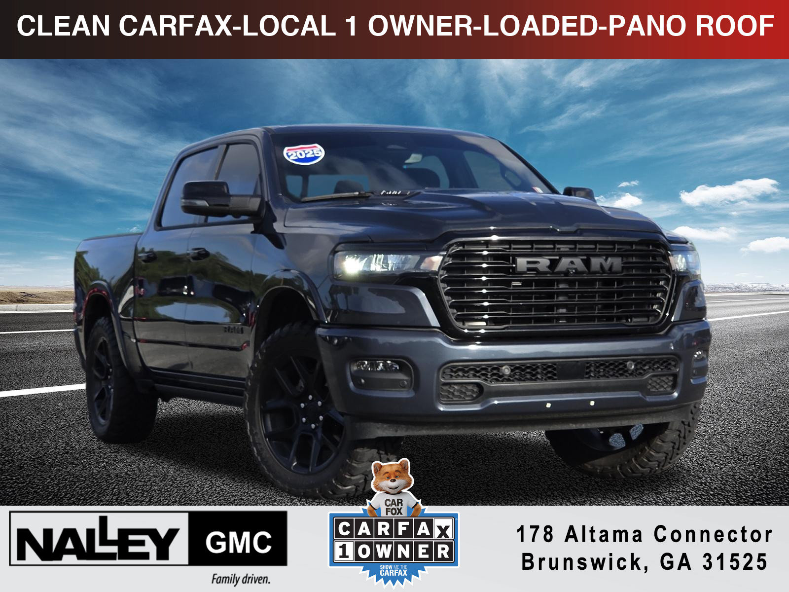 Used 2025 RAM 1500 Laramie w/ Night Edition AWD/4WD image 1
