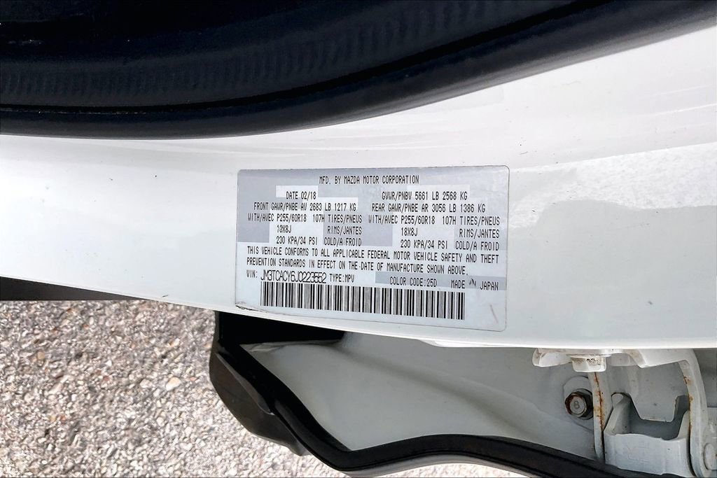 Used 2018 MAZDA CX-9 Touring image 16