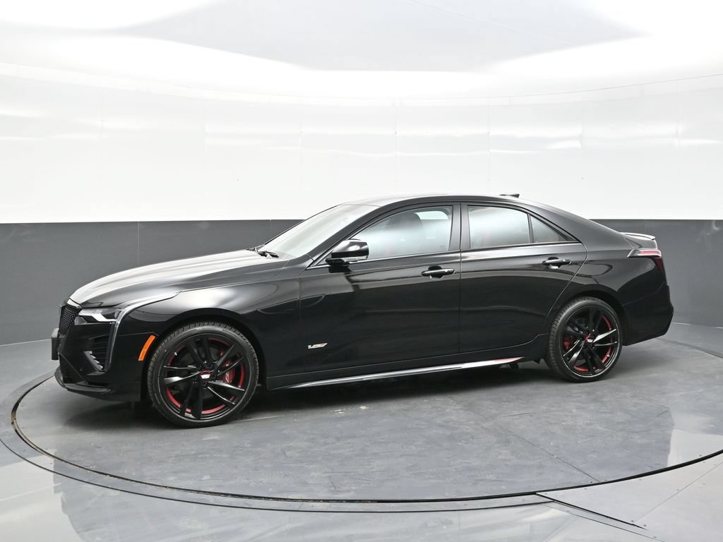 New 2025 Cadillac CT4 V w/ LPO, Red Accent Package AWD/4WD image 3