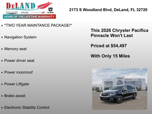 New 2026 Chrysler Pacifica Pinnacle FWD image 6