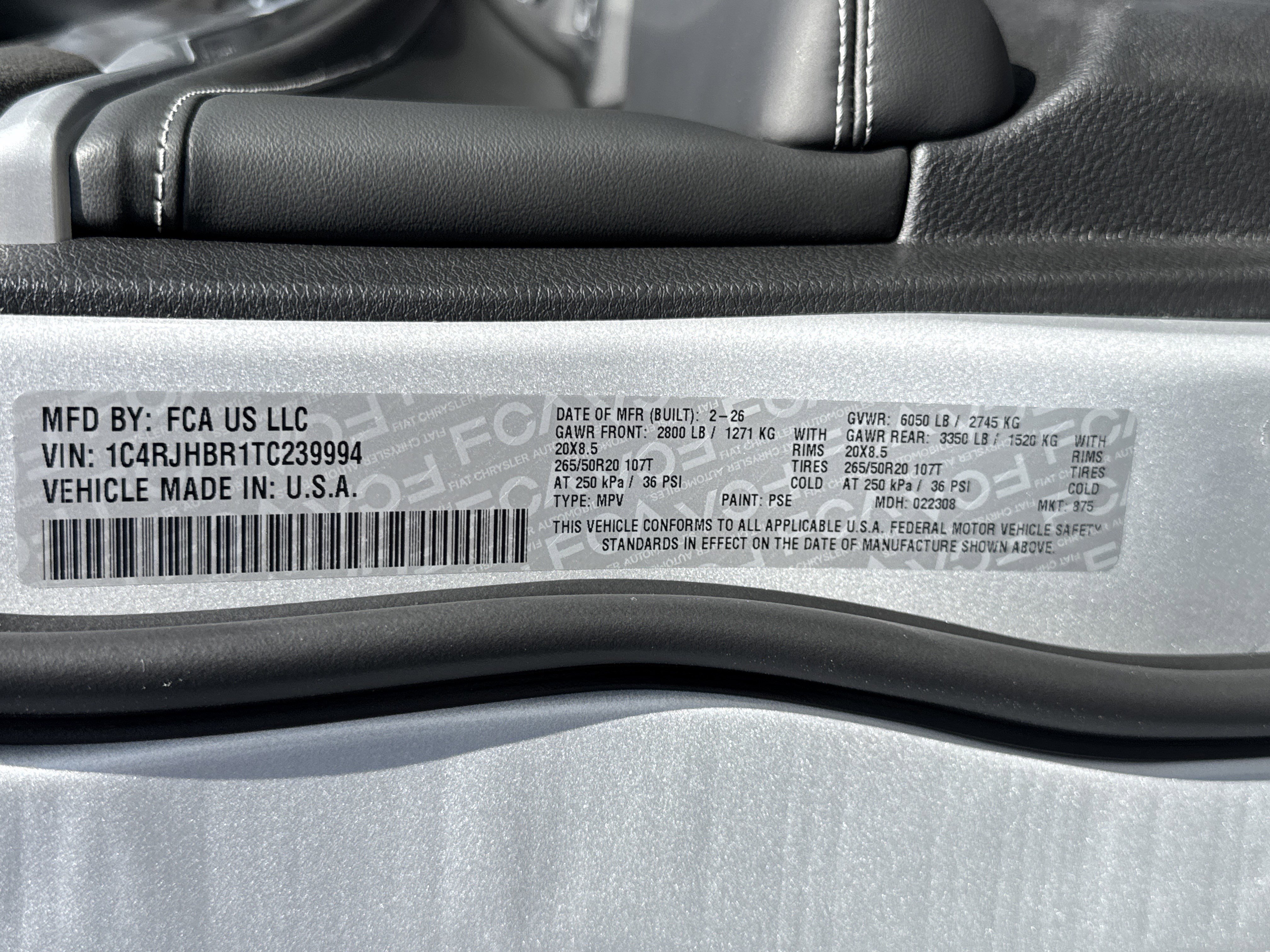 New 2026 Jeep Grand Cherokee Limited AWD/4WD image 41
