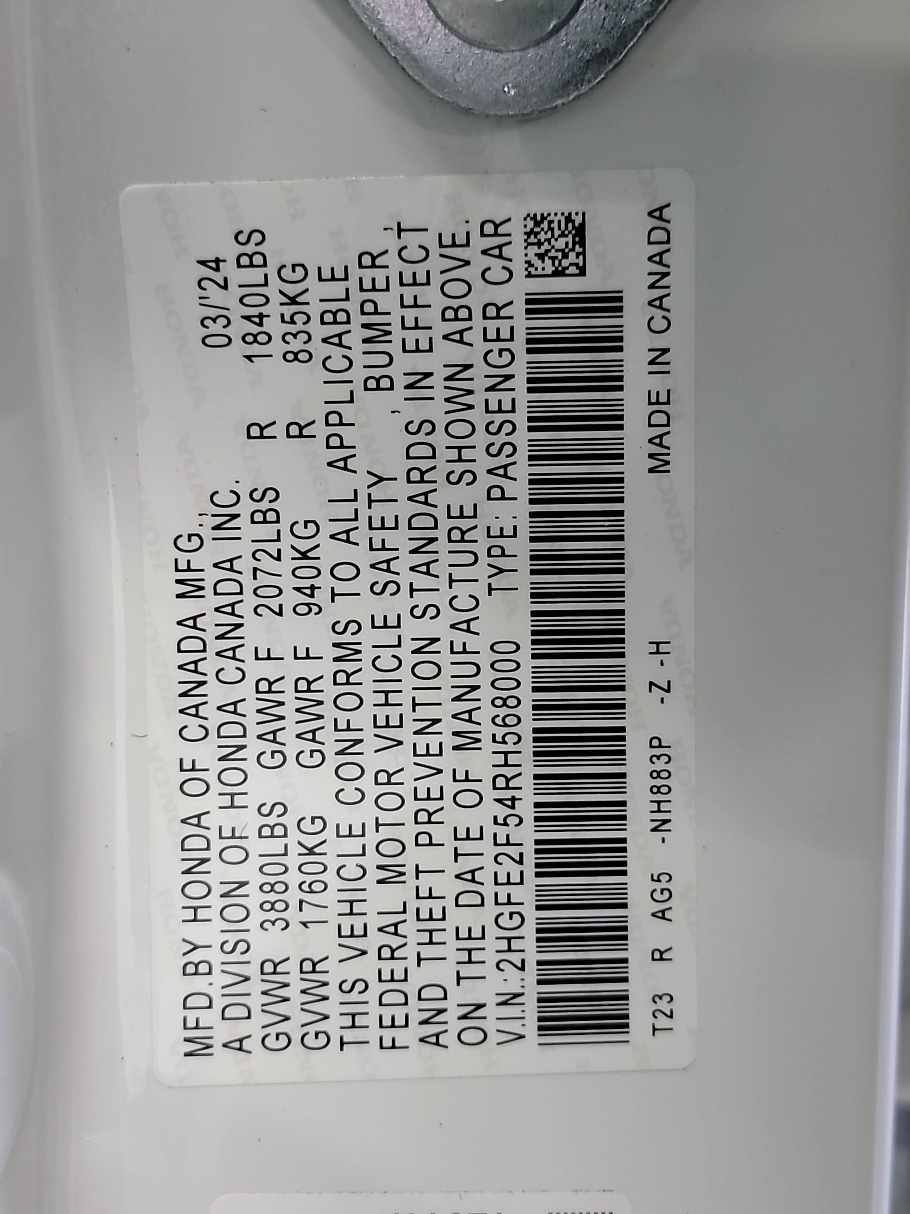 Used 2024 Honda Civic Sport image 32
