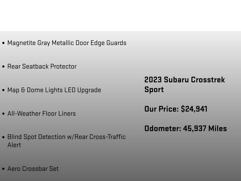 Used 2023 Subaru Crosstrek 2.5i Sport image 18