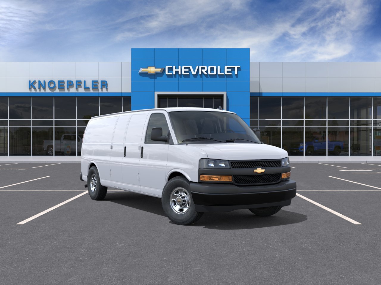New 2025 Chevrolet Express 3500 Extended w/ Driver Convenience Package RWD image 1