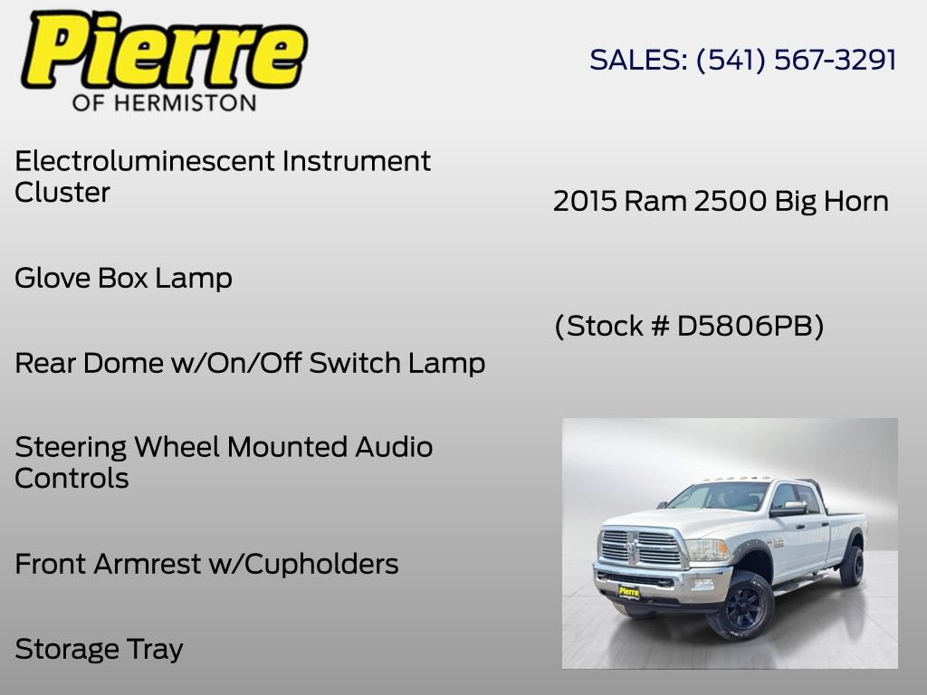 Used 2015 RAM 2500 SLT w/ Protection Group AWD/4WD image 30