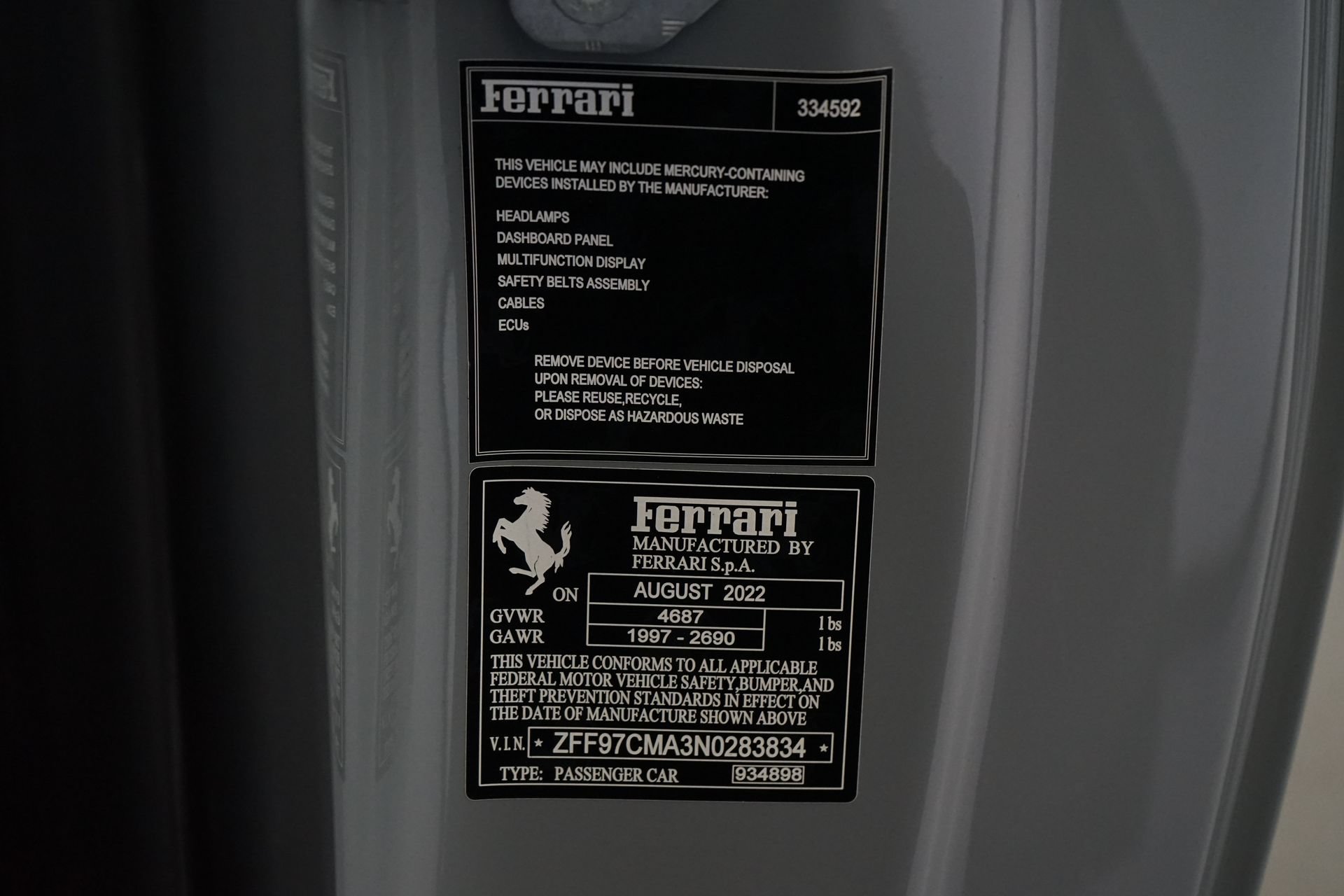 Used 2022 Ferrari 812 GTS RWD image 39