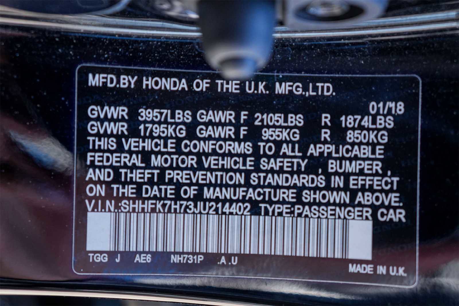 Used 2018 Honda Civic EX-L image 30