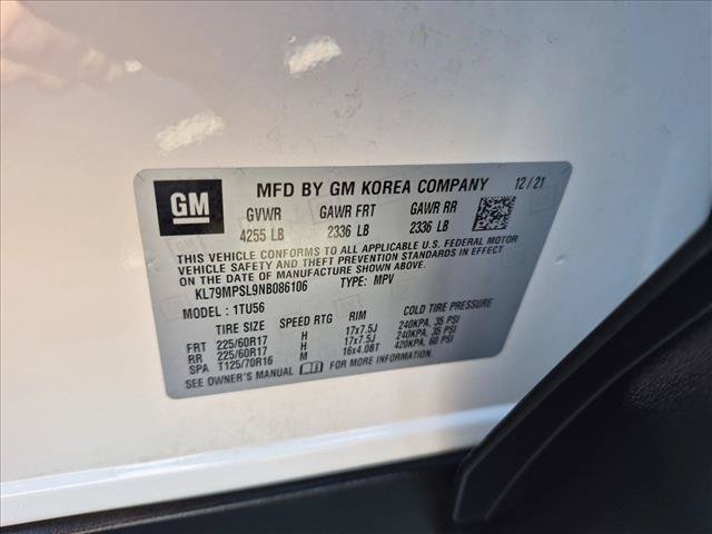 Used 2022 Chevrolet TrailBlazer LT w/ Convenience Package FWD image 23