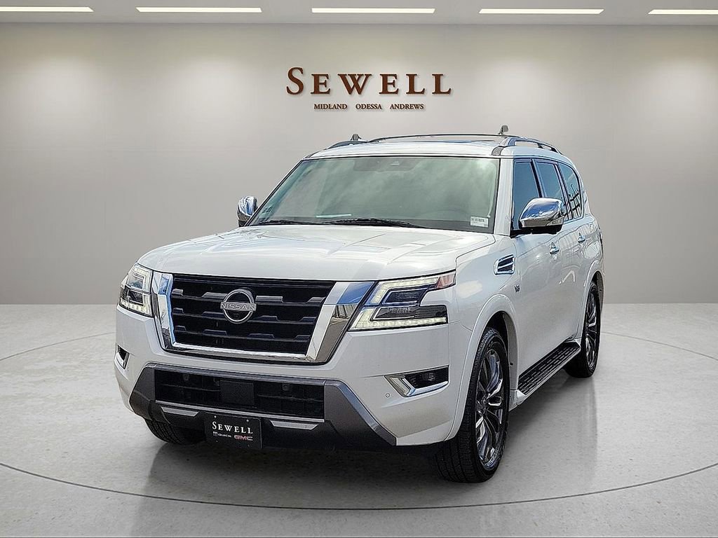 Used 2022 Nissan Armada Platinum w/ Captain's Chairs Package AWD/4WD image 1