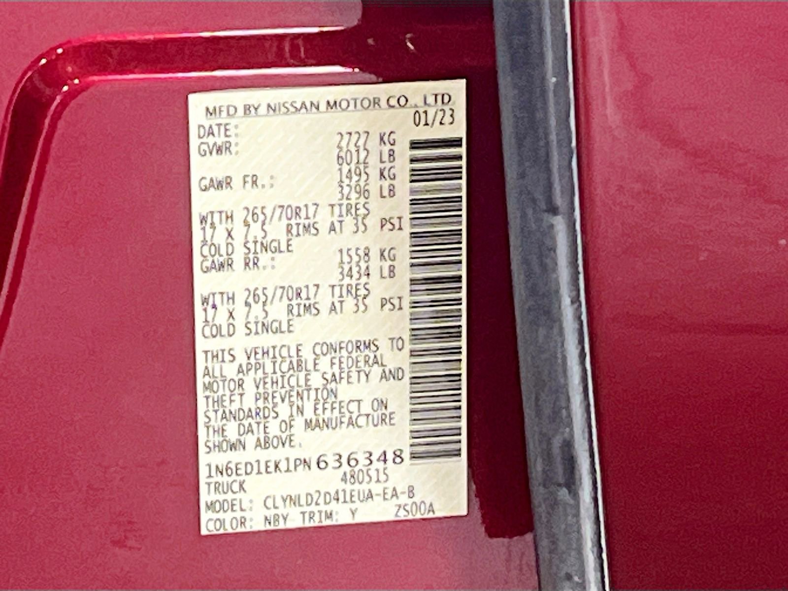 Used 2023 Nissan Frontier PRO-4X w/ Pro-4X Premium Package image 34