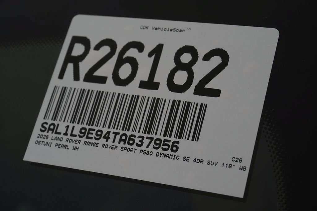 New 2026 Land Rover Range Rover Sport Dynamic SE AWD/4WD image 35