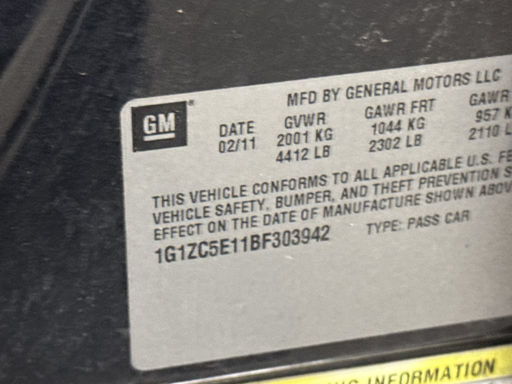 Used 2011 Chevrolet Malibu LT w/ Florida Edition Package FWD image 27