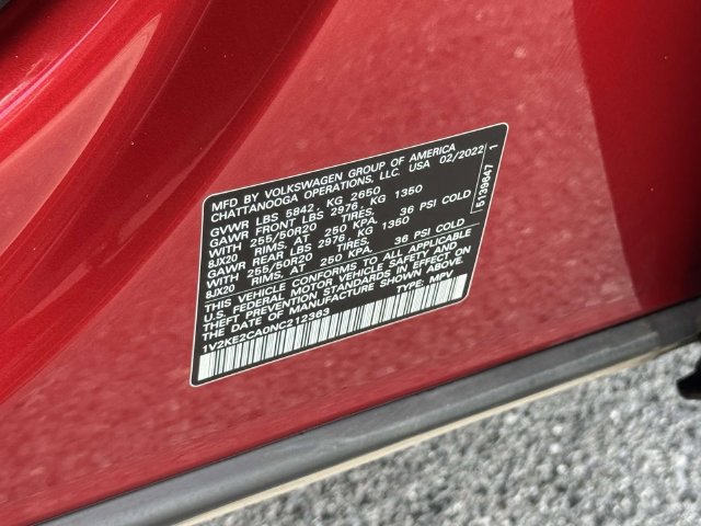Used 2022 Volkswagen Atlas Cross Sport SE AWD/4WD image 35