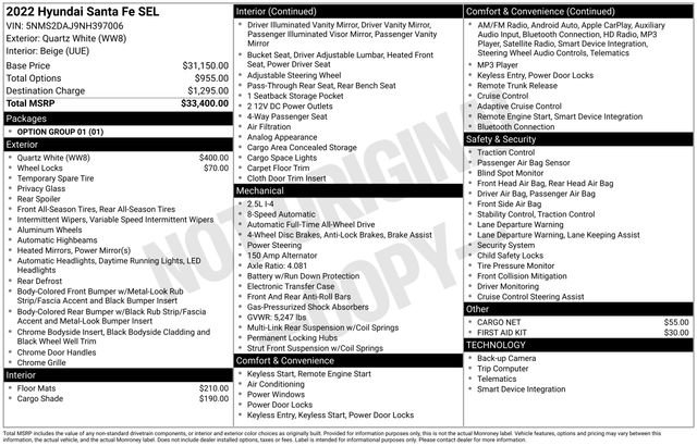 Used 2022 Hyundai Santa Fe SEL image 5