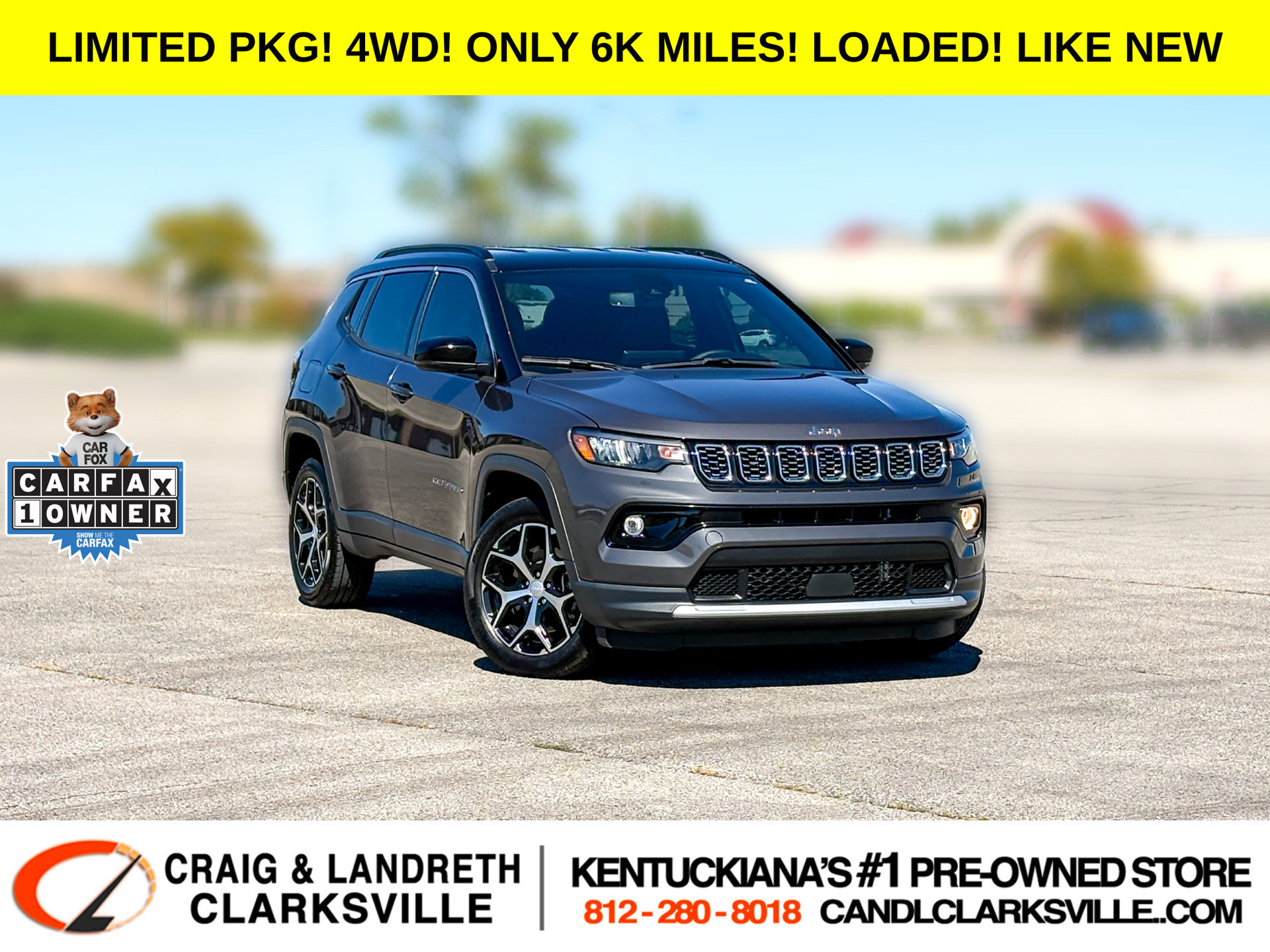 Used 2024 Jeep Compass Limited AWD/4WD image 1