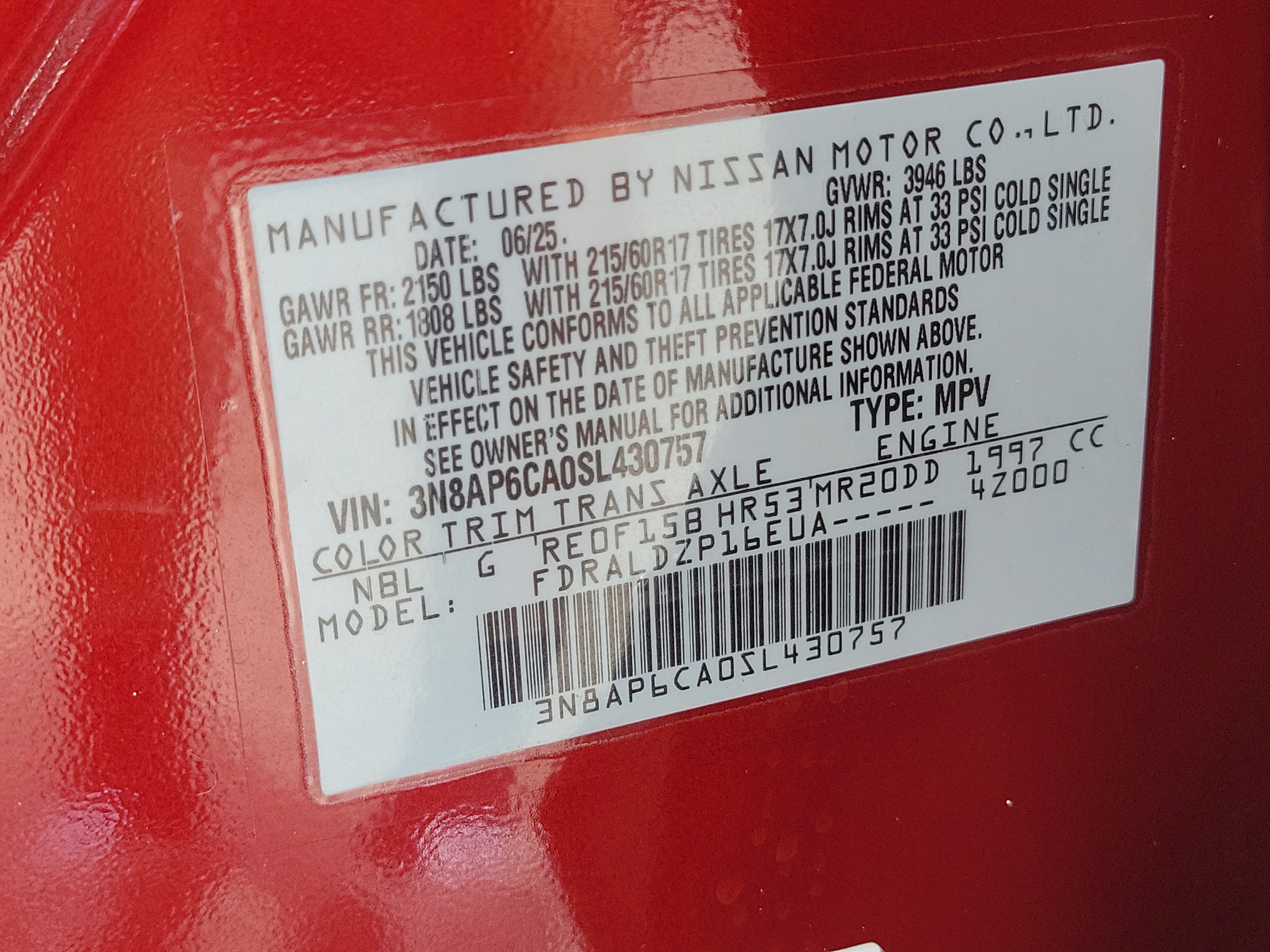 Used 2025 Nissan Kicks SV FWD image 35