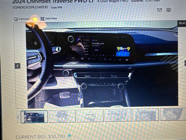 Used 2024 Chevrolet Traverse LT w/ LPO, Floor Liner Package FWD image 19