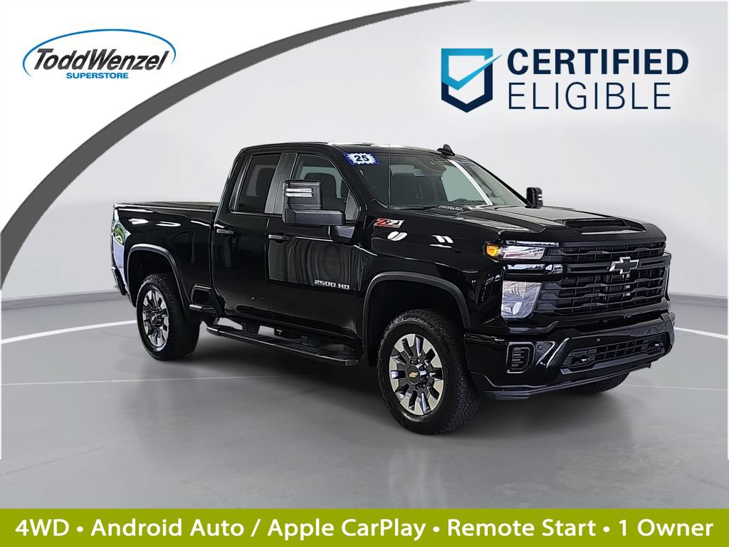 Certified 2025 Chevrolet Silverado 2500 Custom w/ Custom Value Package