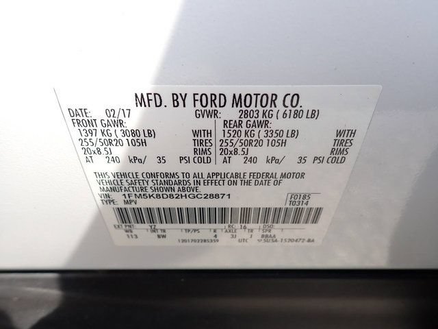 Used 2017 Ford Explorer XLT w/ Equipment Group 202A AWD/4WD image 14