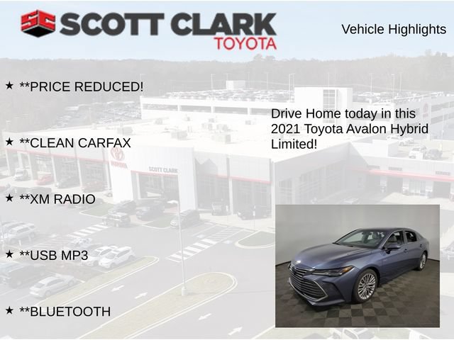 Used 2021 Toyota Avalon Limited w/ Advanced Safety Package FWD image 8