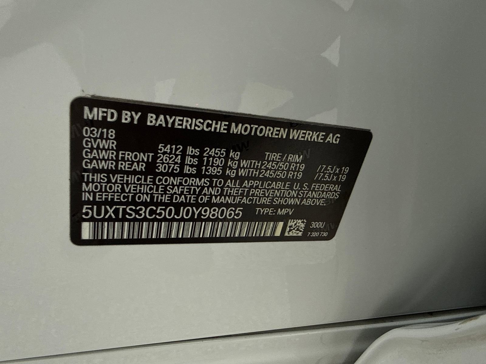 Used 2018 BMW X3 M40i AWD/4WD image 52