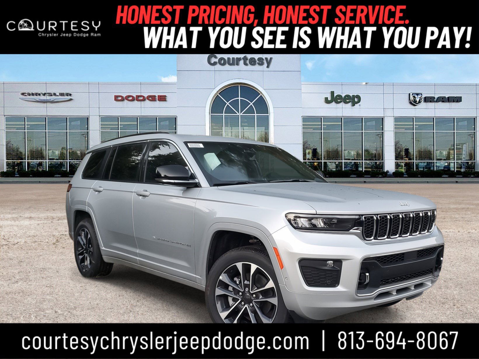 New 2025 Jeep Grand Cherokee L Overland w/ Advanced Protech Group III