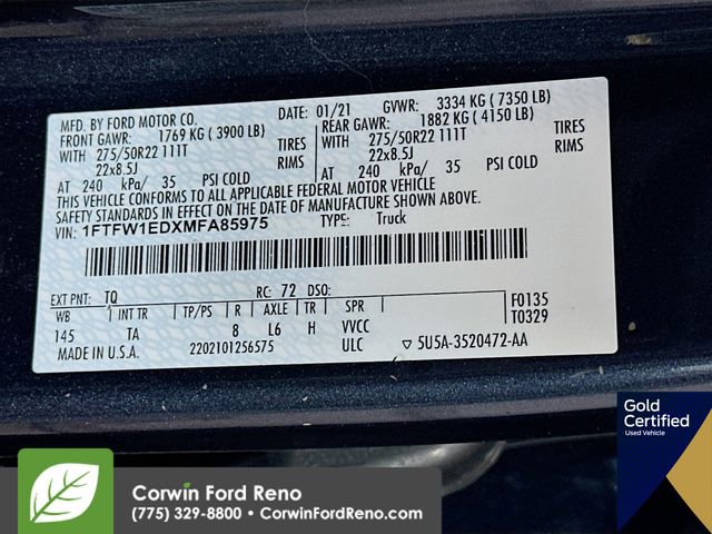 Used 2021 Ford F150 Limited AWD/4WD image 37