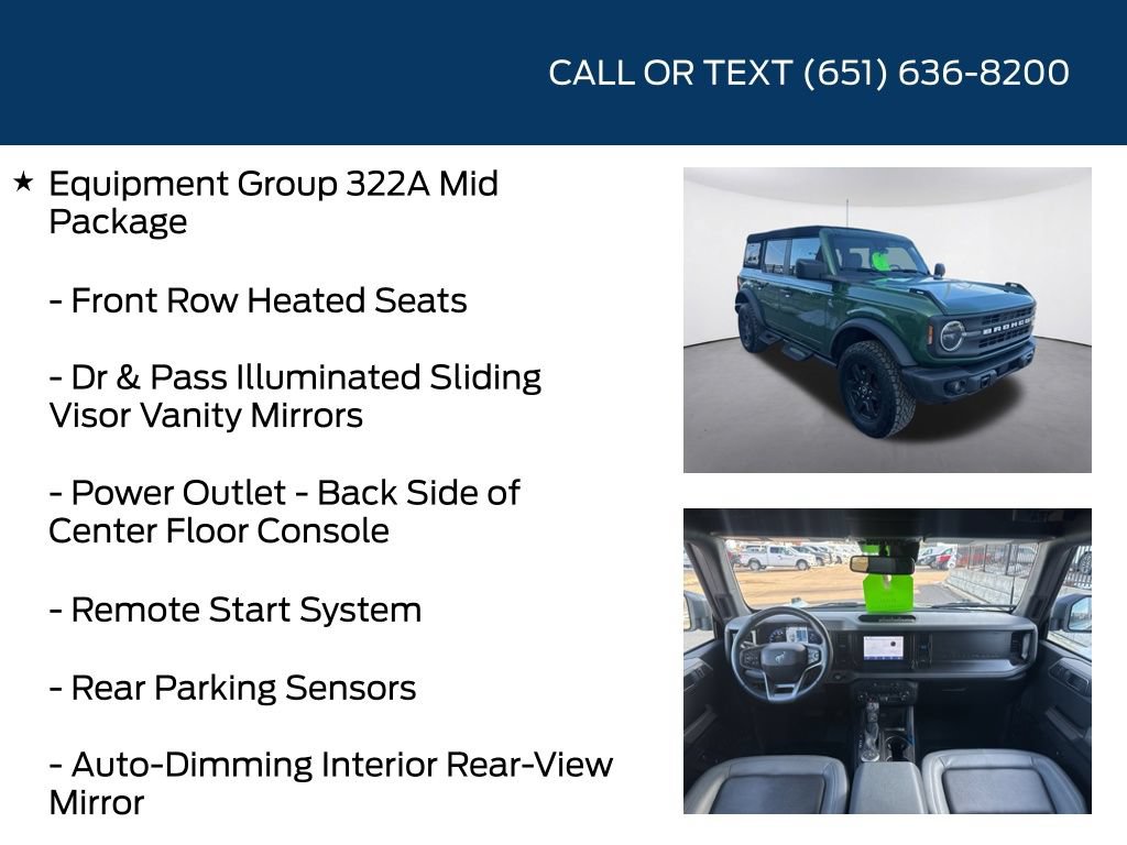 Used 2023 Ford Bronco Black Diamond AWD/4WD image 10