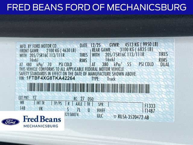 New 2026 Ford Transit 350 148 High Roof Extended DRW w/ Load Area Protection Package RWD image 32