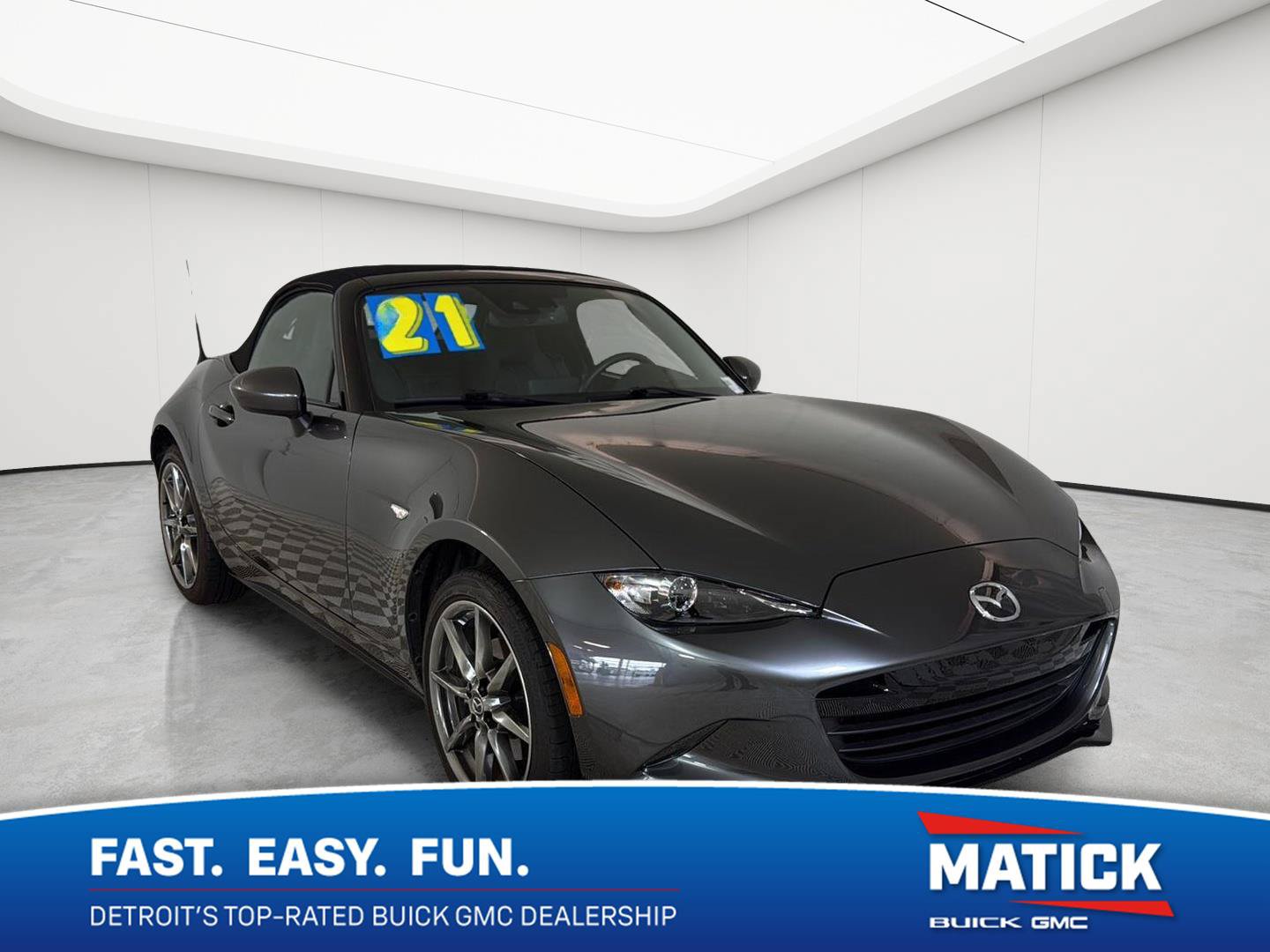 Used 2021 MAZDA MX-5 Miata Grand Touring RWD image 1