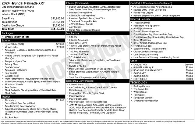 Used 2024 Hyundai Palisade XRT FWD image 27