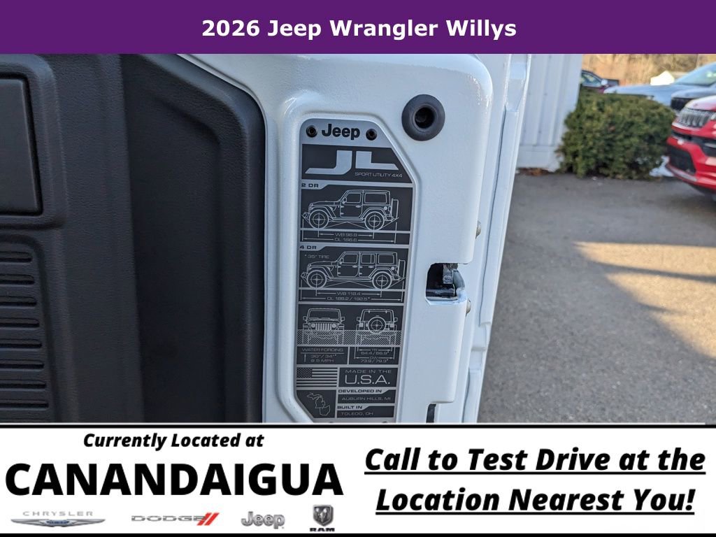 New 2026 Jeep Wrangler Unlimited Sport AWD/4WD image 20