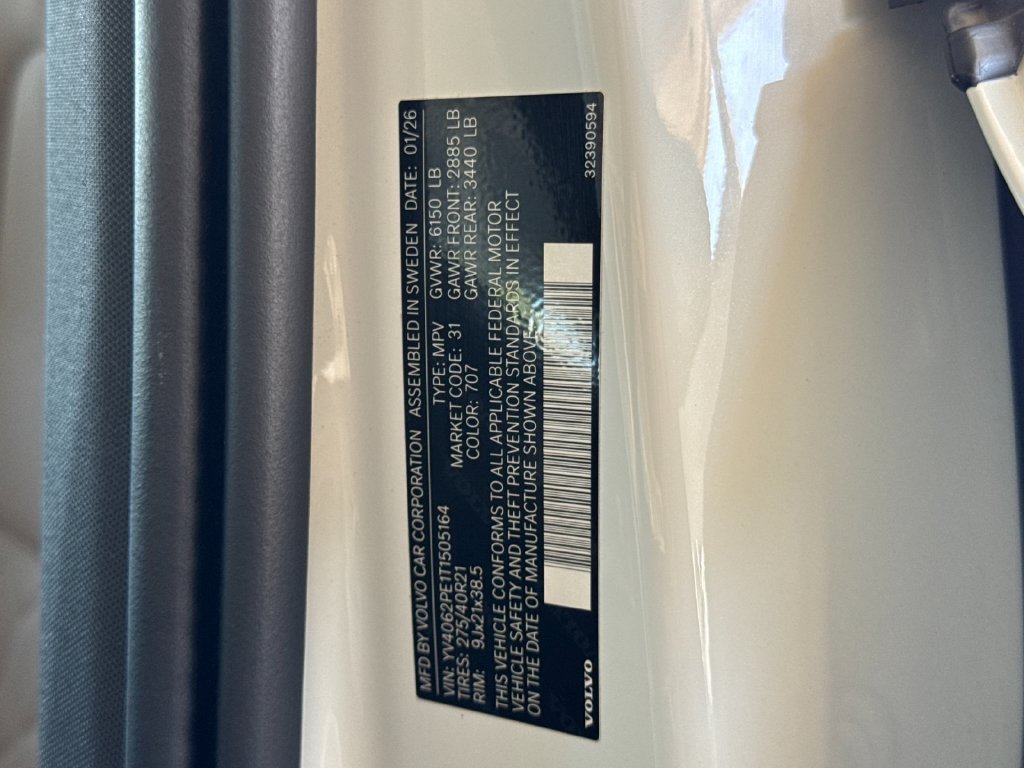 Certified 2026 Volvo XC90 B6 Plus AWD/4WD image 29
