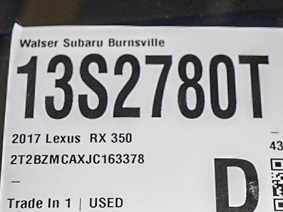 Used 2018 Lexus RX 350 AWD w/ Accessory Package image 32