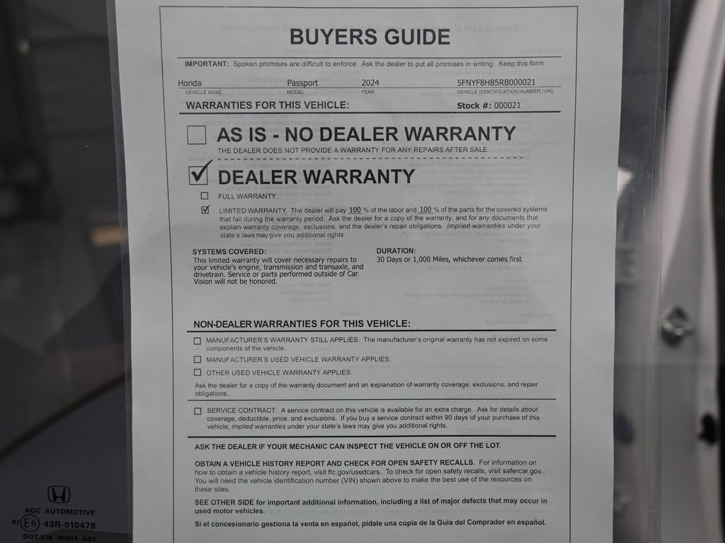 Used 2024 Honda Passport Black Edition image 36