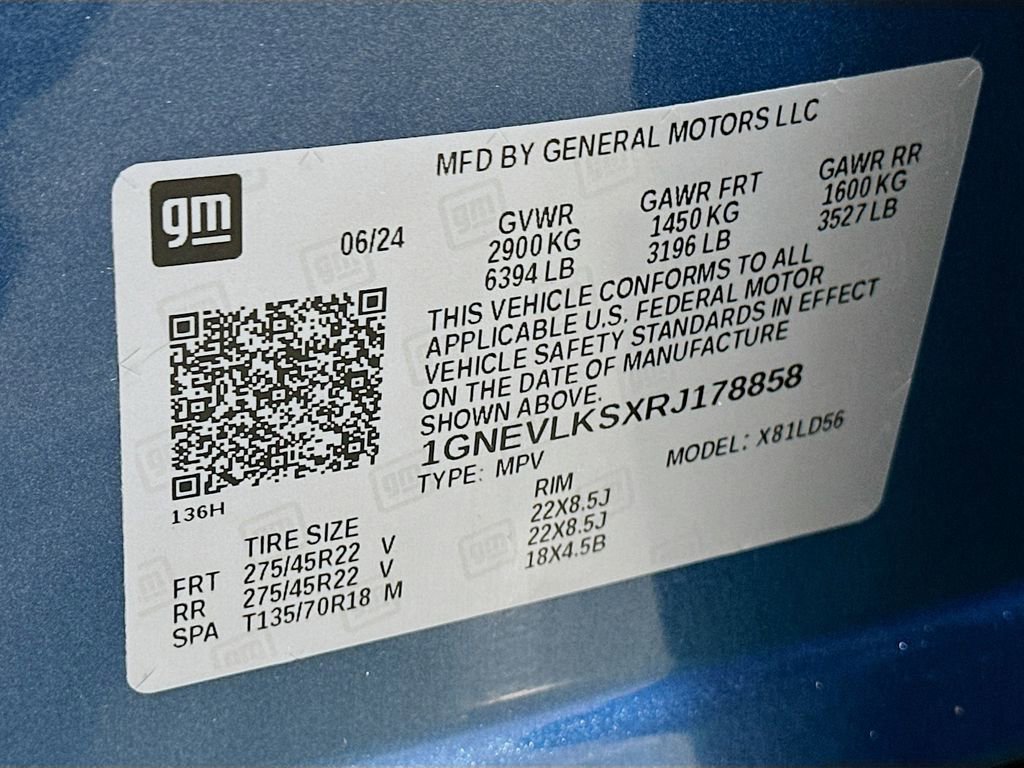 Used 2024 Chevrolet Traverse RS AWD/4WD image 35