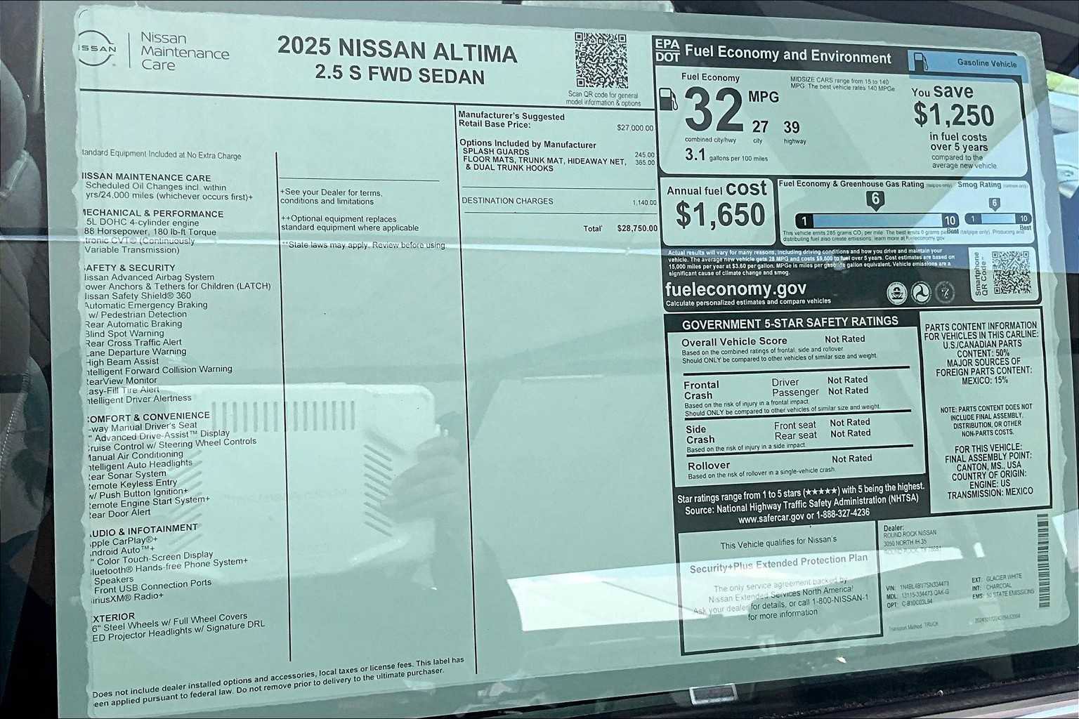 New 2025 Nissan Altima 2.5 S image 19