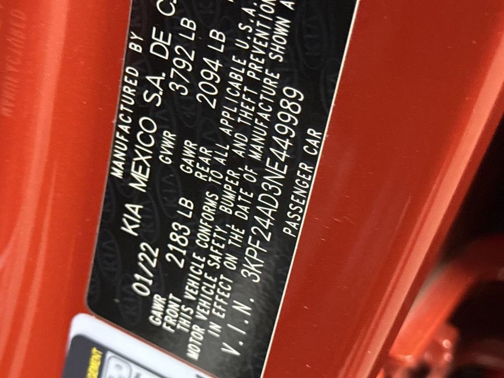 Used 2022 Kia Forte LXS FWD image 27