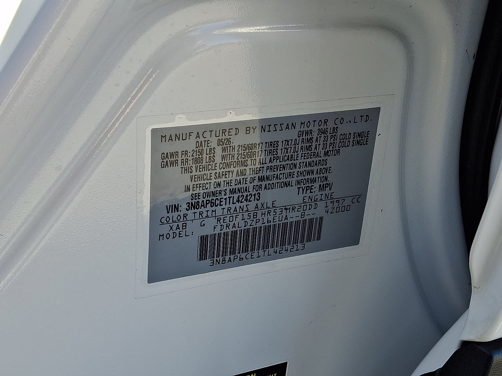 Certified 2026 Nissan Kicks SV w/ Cold Weather Package FWD image 27