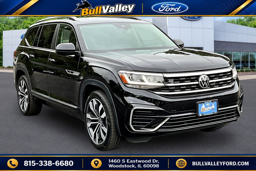 Used 2021 Volkswagen Atlas SEL R-Line w/ MDO Package (Bench Seat)