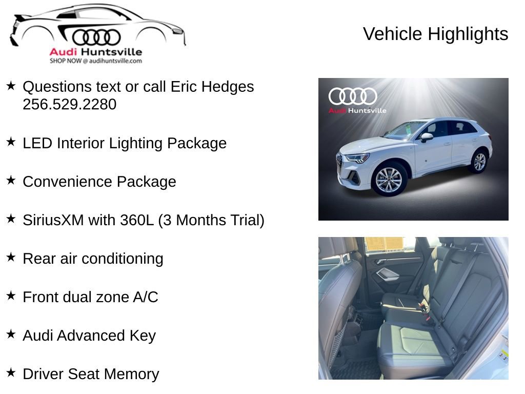Used 2025 Audi Q3 2.0T Premium w/ Convenience Package image 6