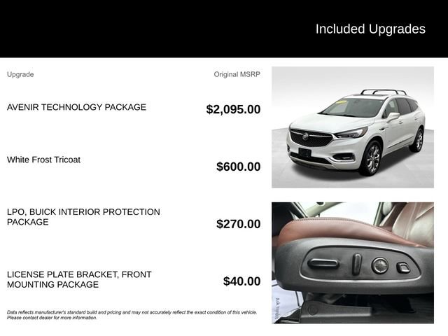 Used 2020 Buick Enclave Avenir w/ Avenir Technology Package image 5