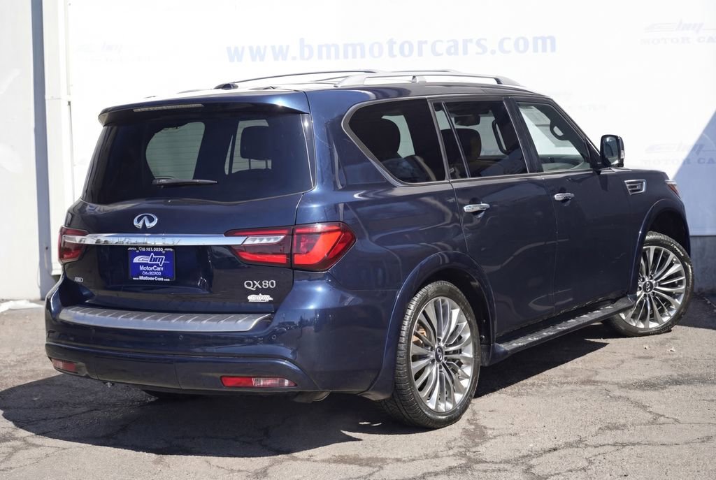 Used 2021 INFINITI QX80 Sensory w/ Cargo Package AWD/4WD image 3