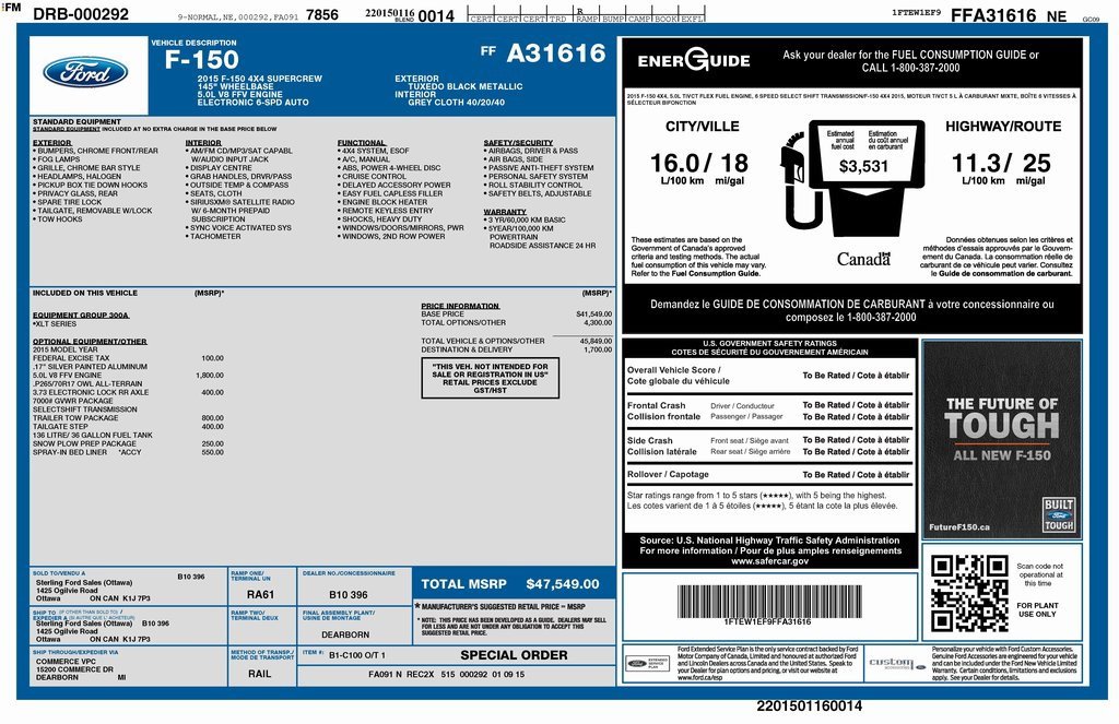Used 2015 Ford F150 XLT w/ Trailer Tow Package image 3